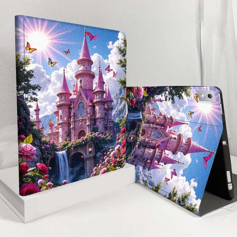 

Fashion Castle Design Tablet Case For Xiaoxin Legion Tab Y900 Y700 K10 M10 P11 Pad Pro GT Plus 3rd Gen 4 8.8 11 11.5