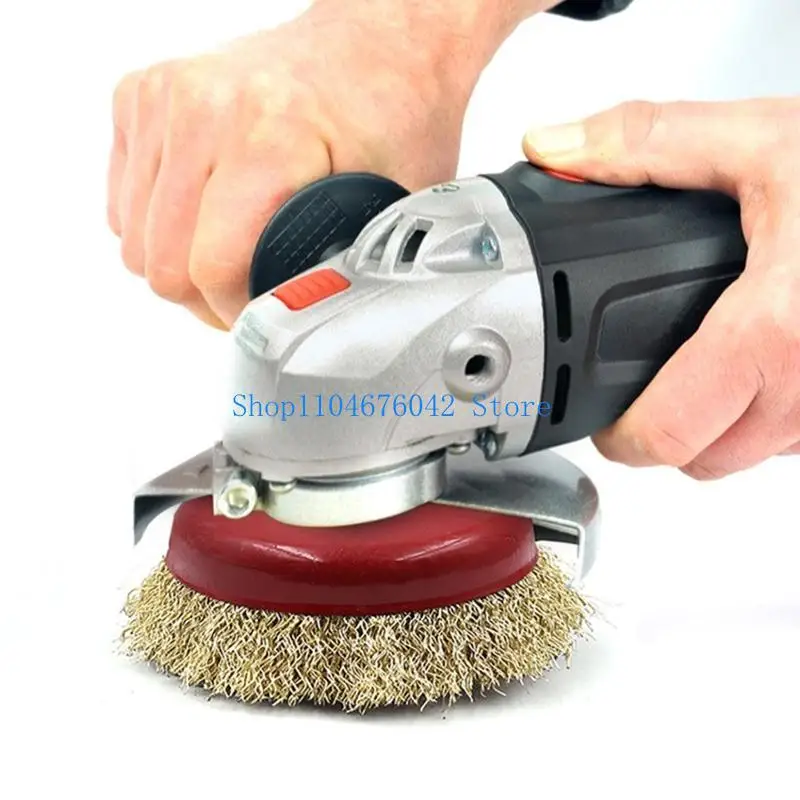 

652F Wire Cup Brush Bowl Cup Steel Wire Wheel Cup Brush for Angle Grinder Rust Remove