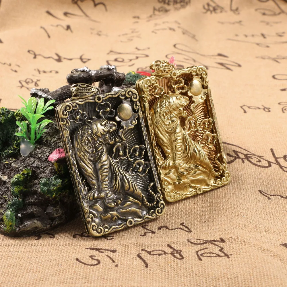 Ancient Replica of The Ancient Zodiac Peace Brand Retro Overbearing Tiger Pendant Tiger Pendant Handle Piece