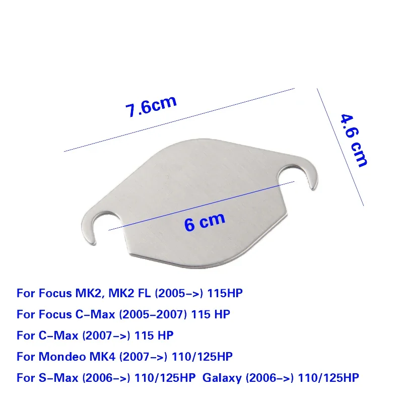 

1PCS Auto Valve Blanking Plate for Ford 1.8 TDCi Duratorq Engine Part Car Repair Tool Accessory
