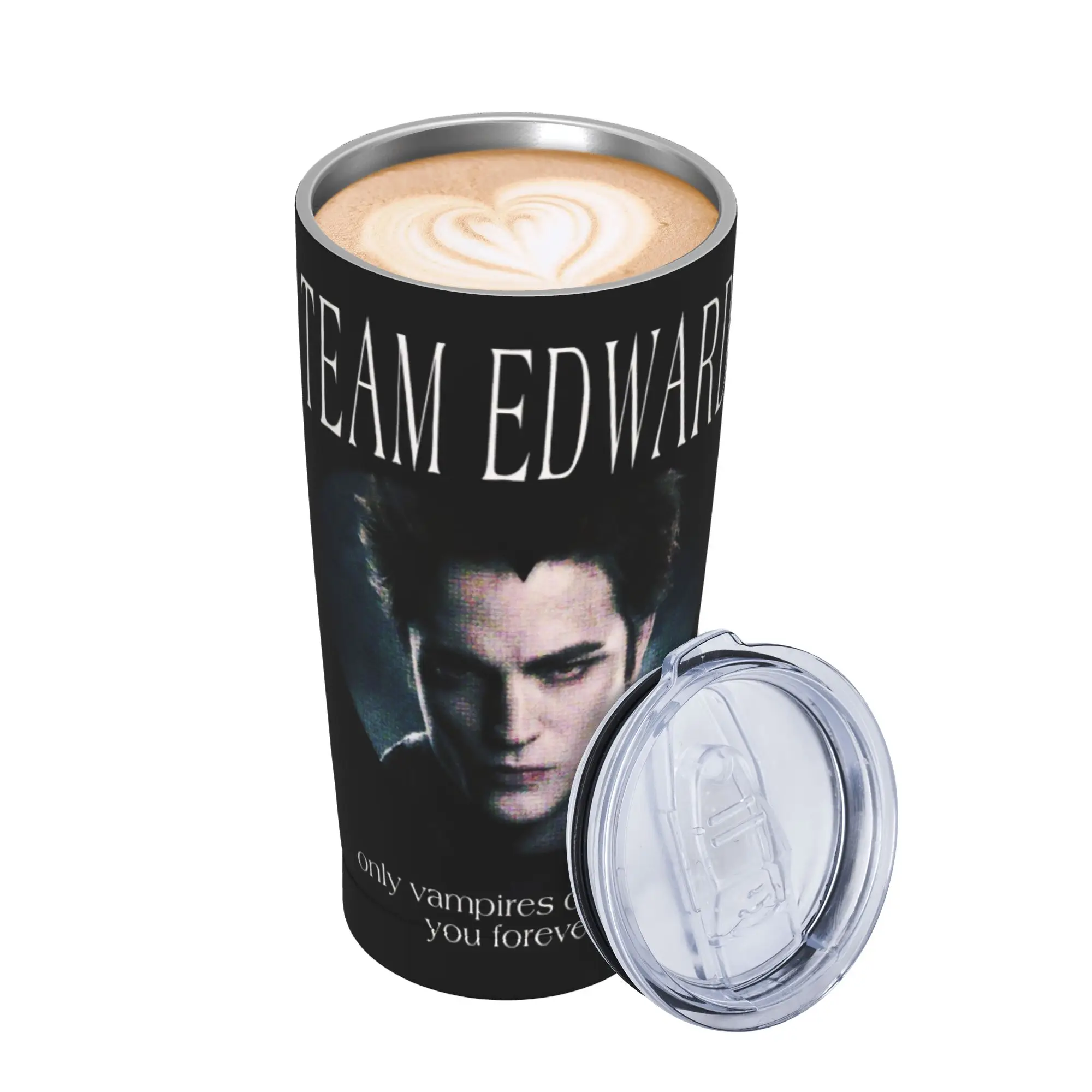 Edwards Cullen  Tumbler Vacuum Insulated  Coffee Cups Stainless Steel Outdoor Mug Hot Cold Drink 20oz