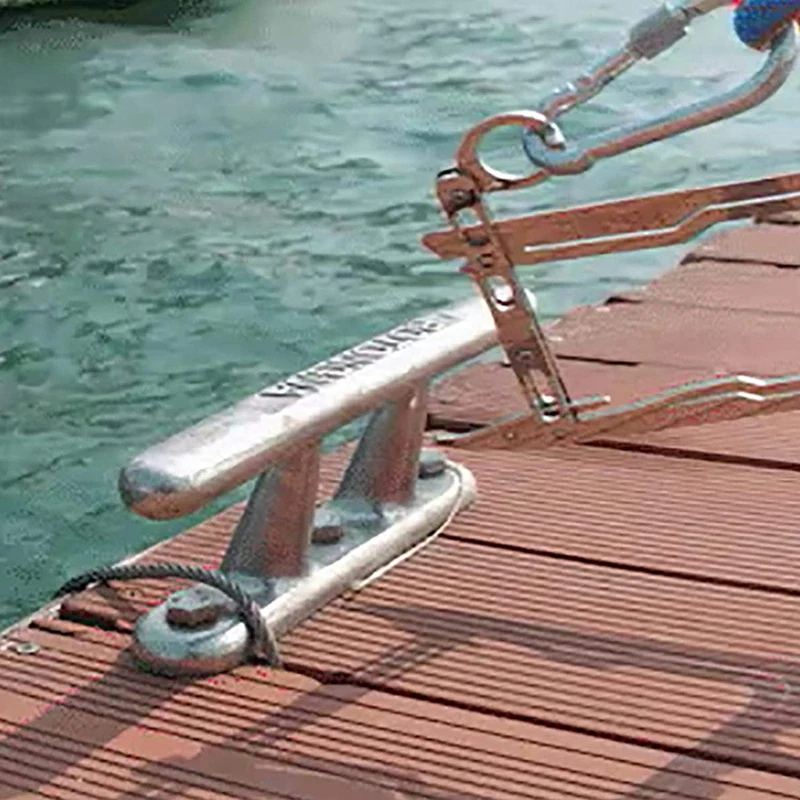 Gancho de muelle multiusos, enhebrador de larga distancia fácil, extractor de anzuelos para barco de pesca, tensor de cuerda, enhebrador de amarre