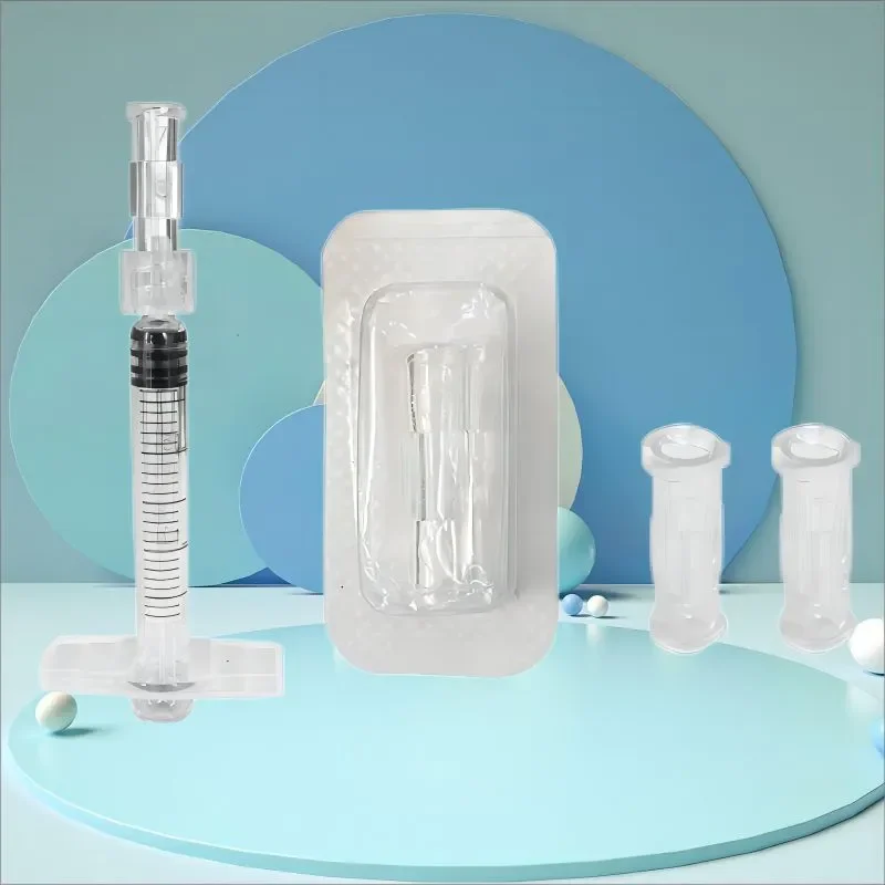 

New Luer Syringe Connector Sterile Single Packaged Good Compatibility 100Pcs Transparency Use Of Mixed Liquids