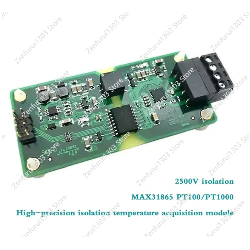 MAX31865 High-precision Isolation Temperature Acquisition Module PT100/PT1000 (Supports Multi-channel)