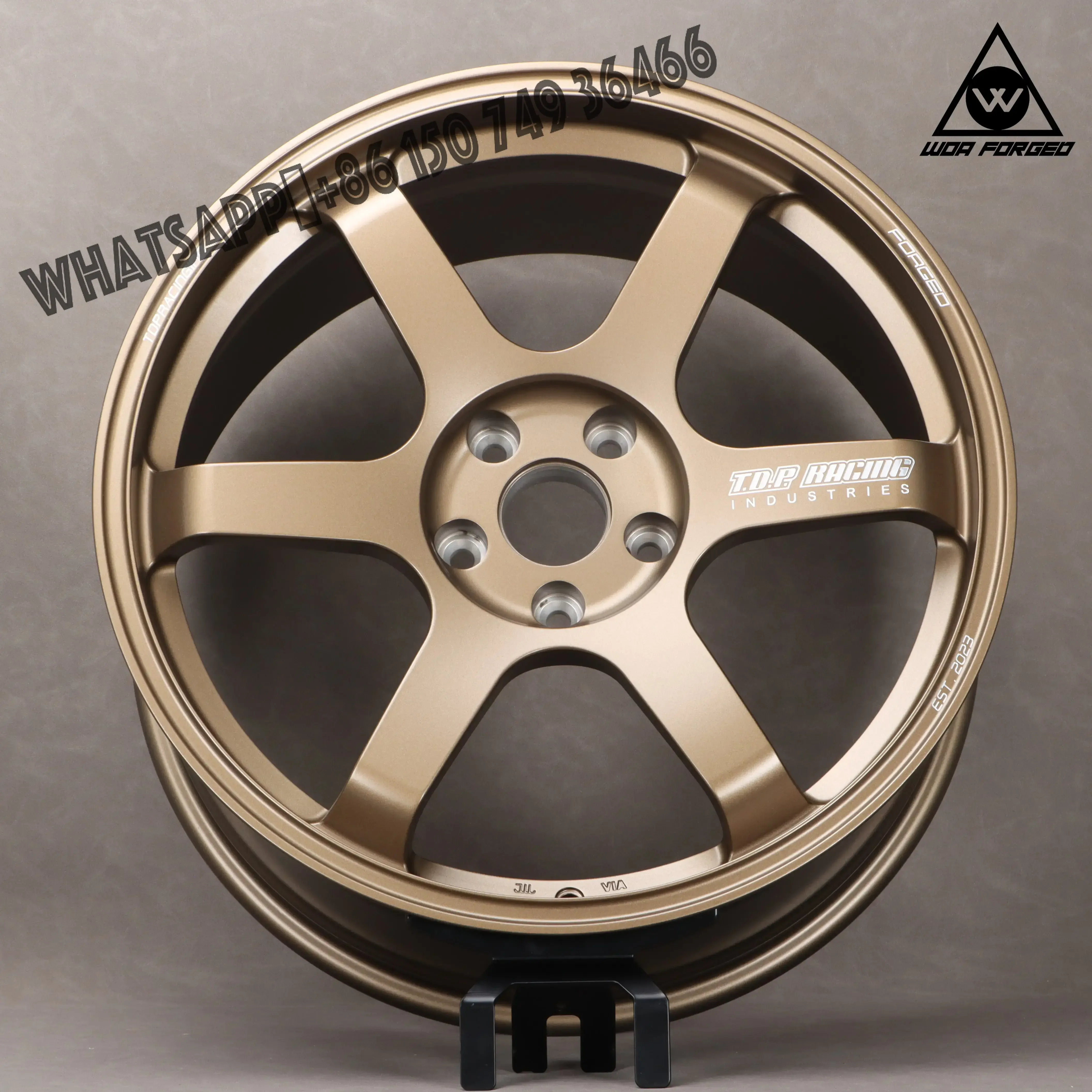 

Custom Lightweight Bronze Forged Alloy Wheel Concave Deep in 18 19 20 21 22 Inch TE37 Racing Car