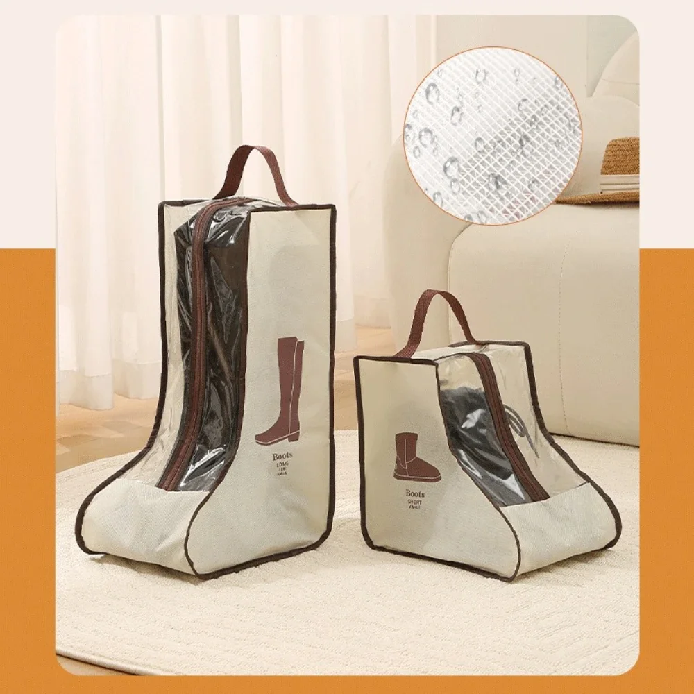 1-20PCS Storage Bag Shoes Storage New Travel Boots Storage Bag Household Widened Boots Short Boots Bag Visual Portable Shoe Bag