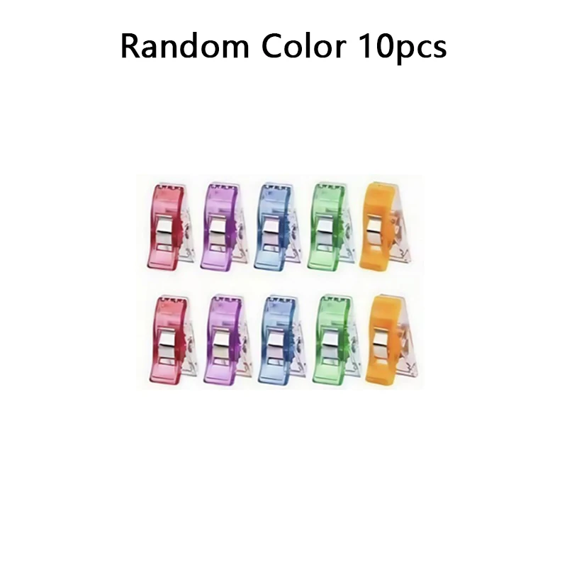 Kleurrijke multifunctionele naaiclips set, plastic knutselclips, veiligheidsclips voor kleding, breien, haken en papier - gemengde verpakking