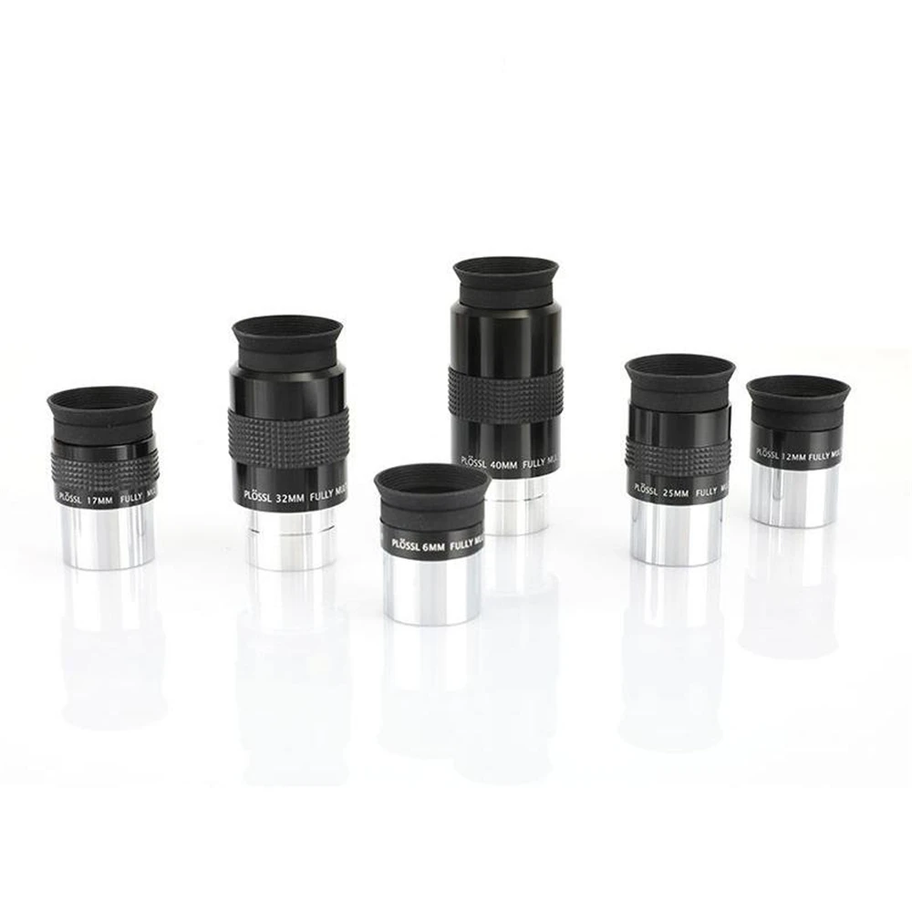 1.25'' Super Plossl Eyepiece SPL Fully Multi-coated HD Green Film for Astronomical Telescopes 6/12/17/25/32/40mm