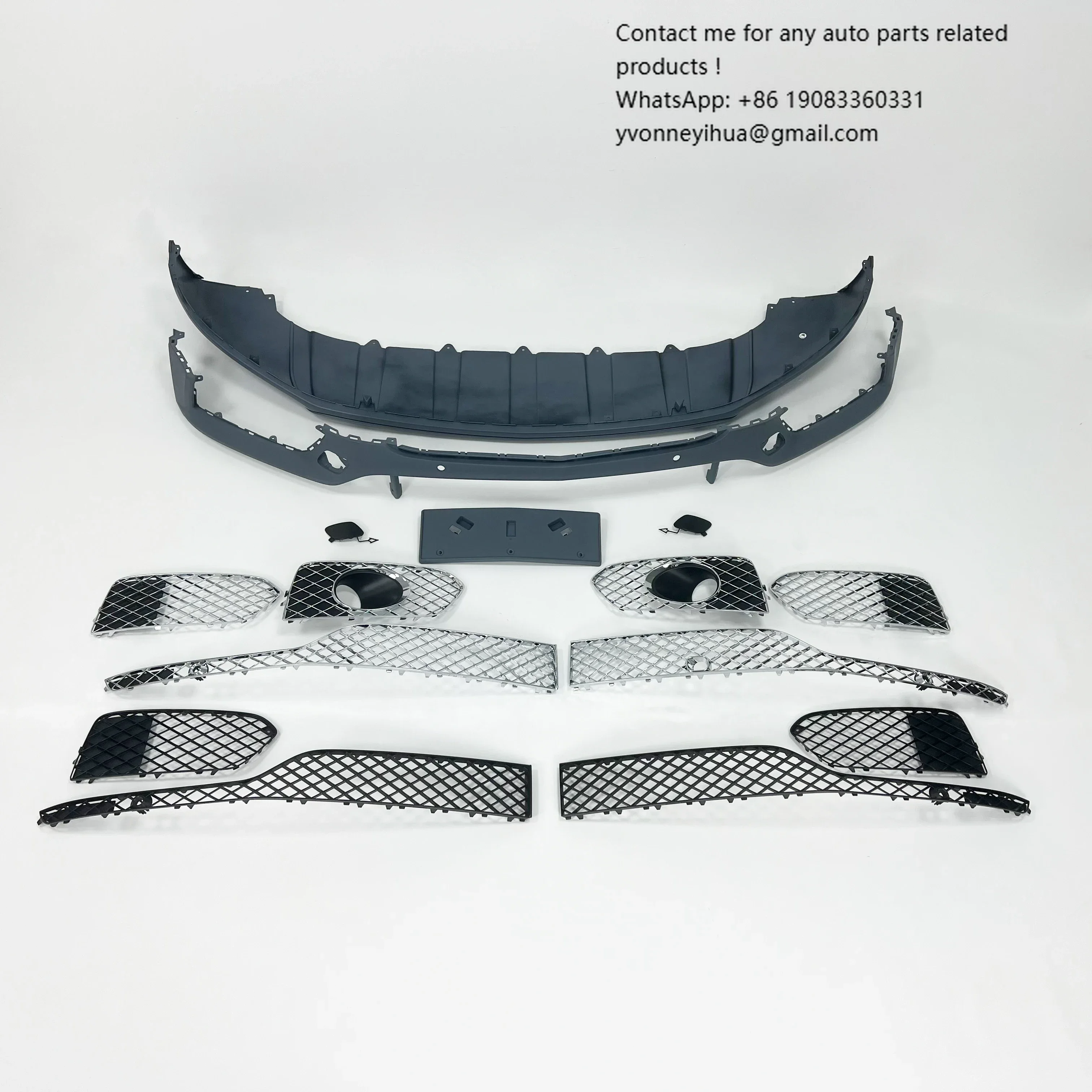 

Automatic Cruise Control Compatible Bentayga 36A807082B Plastic Mesh Lower Bumper Grilles For Bentley OE Certified
