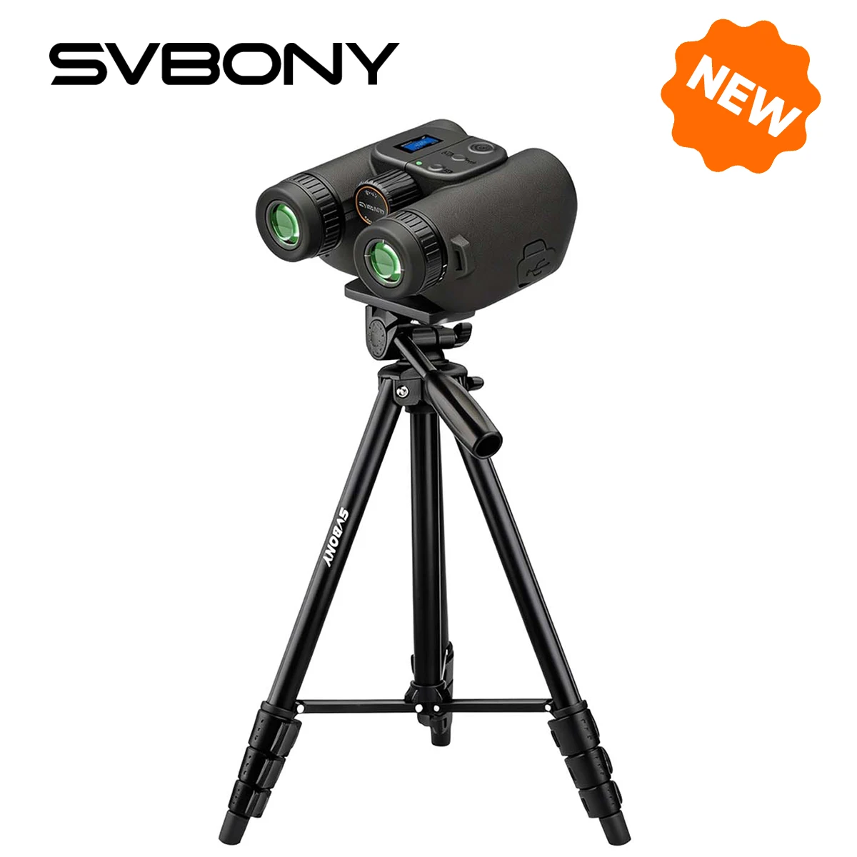 Svbony SA208 8x42 Electronic ED Binoculars with Tripod Wide-Field Bird AI Identification Binoculars for Bird Watching Camping