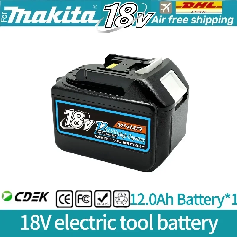 6AH 8AH 10AH 12AH Voor Makita 18V Batterij Power Tools Li-Ion Vervanging LXT BL1840 BL1850 voor 18V Schroevendraaier met BMS ✅ ? ?