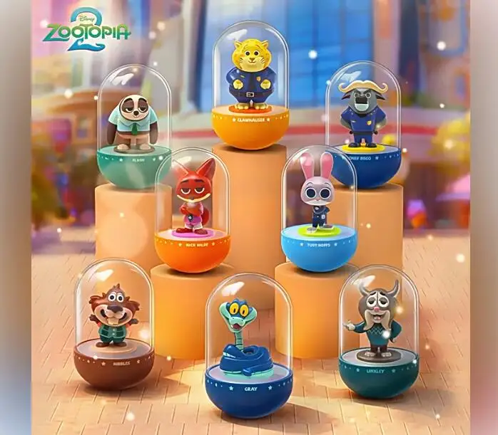

Zootopia 2 Nick Judy Night Light Blind Box Cute Cartoon Anime Doll Trendy Toy Led Lamp Bedroom Decor Mystery Box Surprise Gift