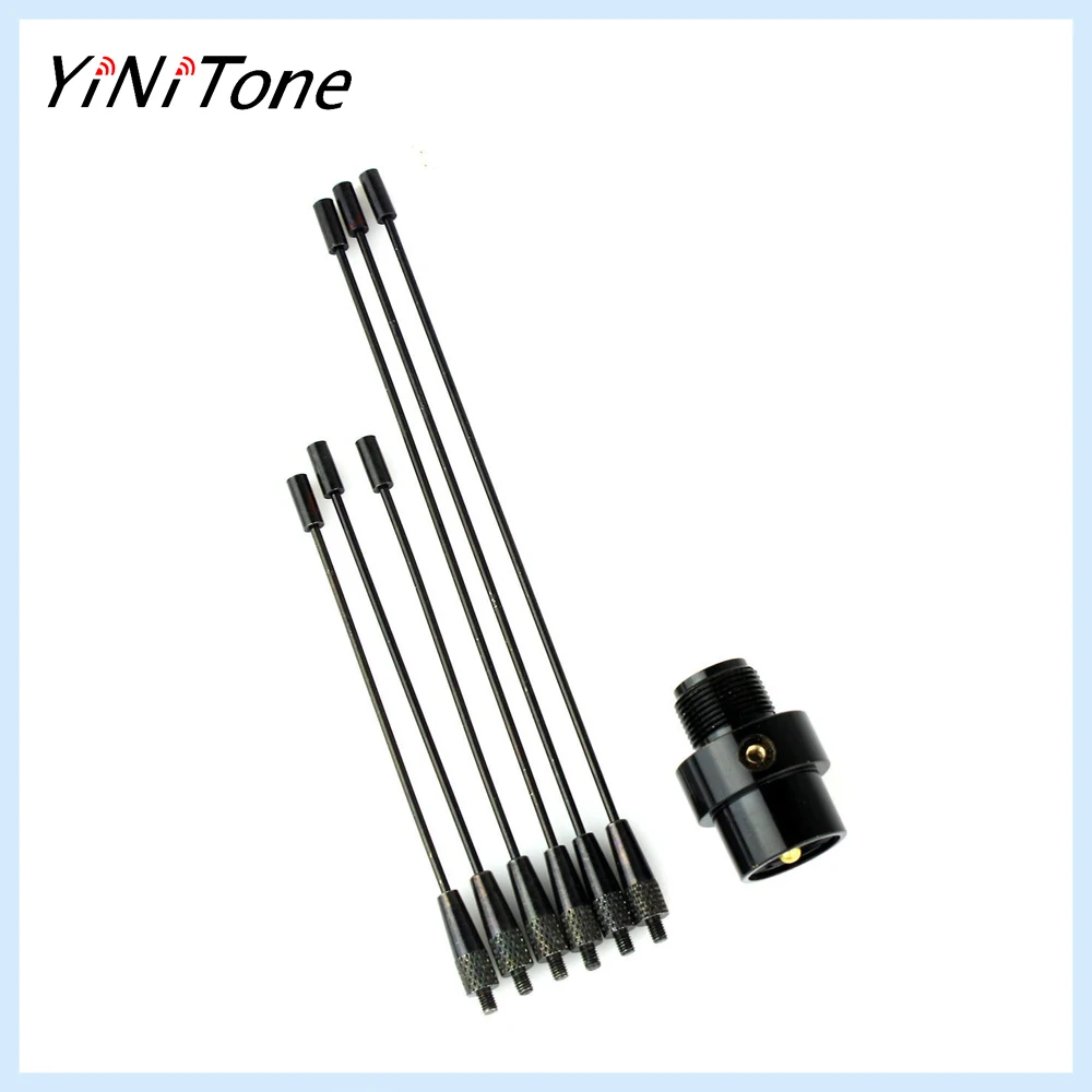 RE-02 Portable UHF F to M Ground Radial Antenna Kit - Easy to Install, Omnidirectional, Improves Car Radio Signal