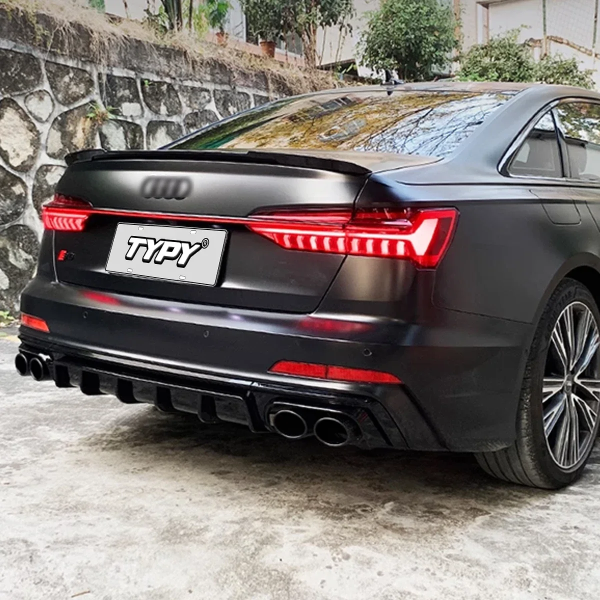 

TYPY New LED Tail Lamp Upgrade Modified For Audi A6L Taillight 2019-2025 Taillight Dynamic Signal Tail Lamp Auto Accessories