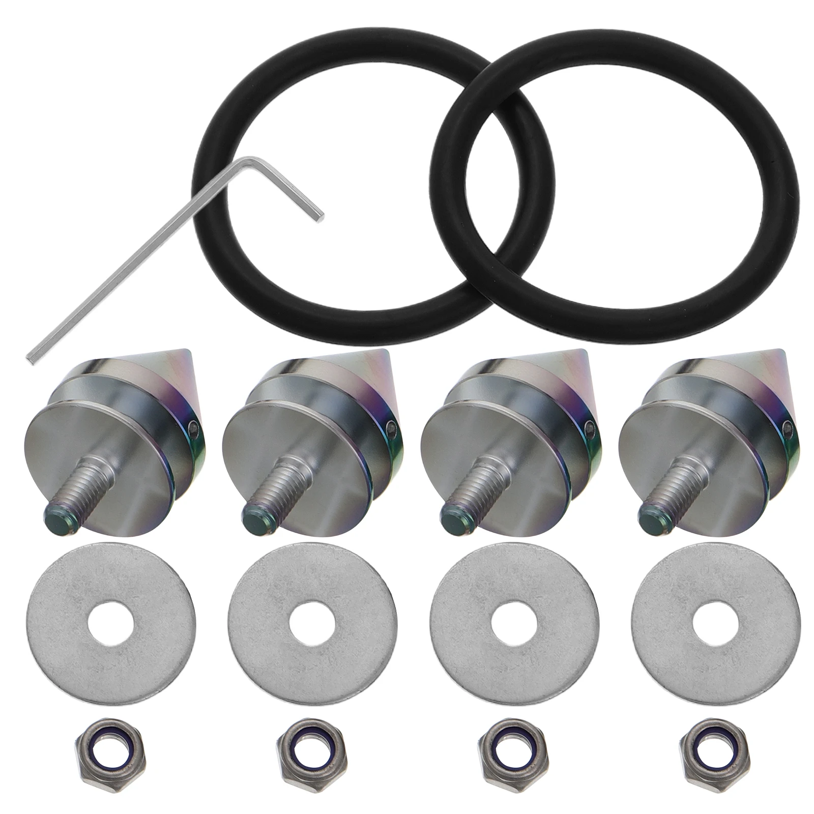 

1Set Quick Release Automotive Bumper Screws Aluminum Alloy Front Rear Bumper Fastener Kit Car Accessories Vehicle Accessory