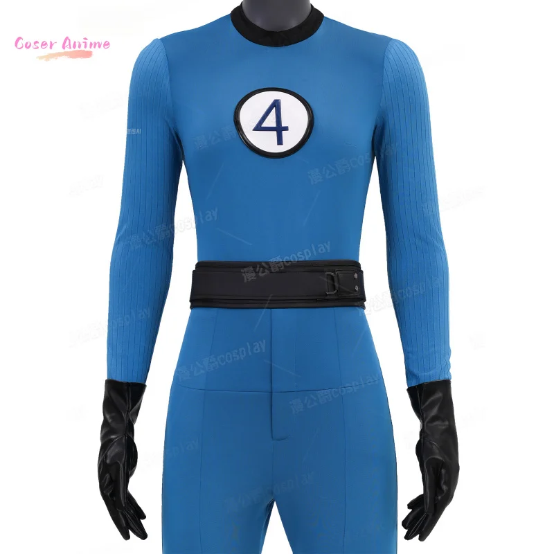 Fantastic Four Invisible Woman Cosplay Costume Uniform Halloween Party for Women Men Carnival Props