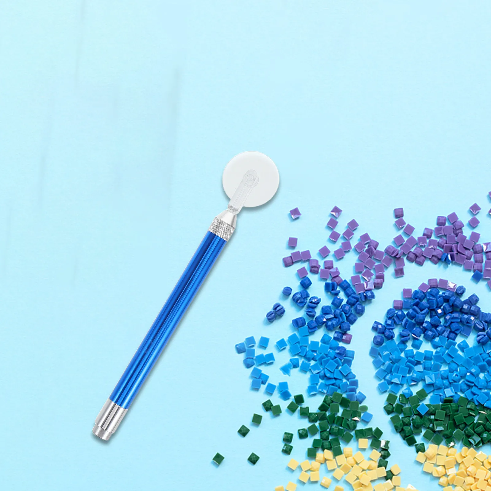 

Многофункциональный ролик для алмазной мозаики из сплава с алмазными насадками для точечной росписи стразами, DIY-поделок, сменных насадок для точного размещения и рисования