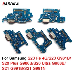 Tested For Samsung S20 Fe 4G / S20 Plus Ultra S21 G981B USB Charger Dock Connector Board Charging Port Flex Cable With Micro