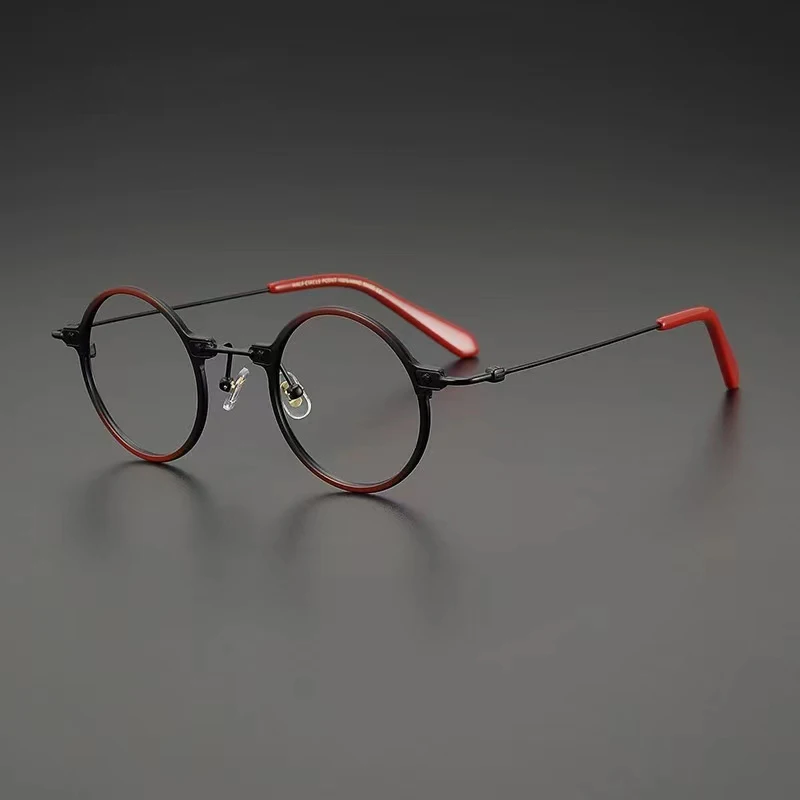 Vintage Luxury Brand Top Quality Alloy Round Reading glasses frame men women optical Myopia Presbyopia prescription eyewear