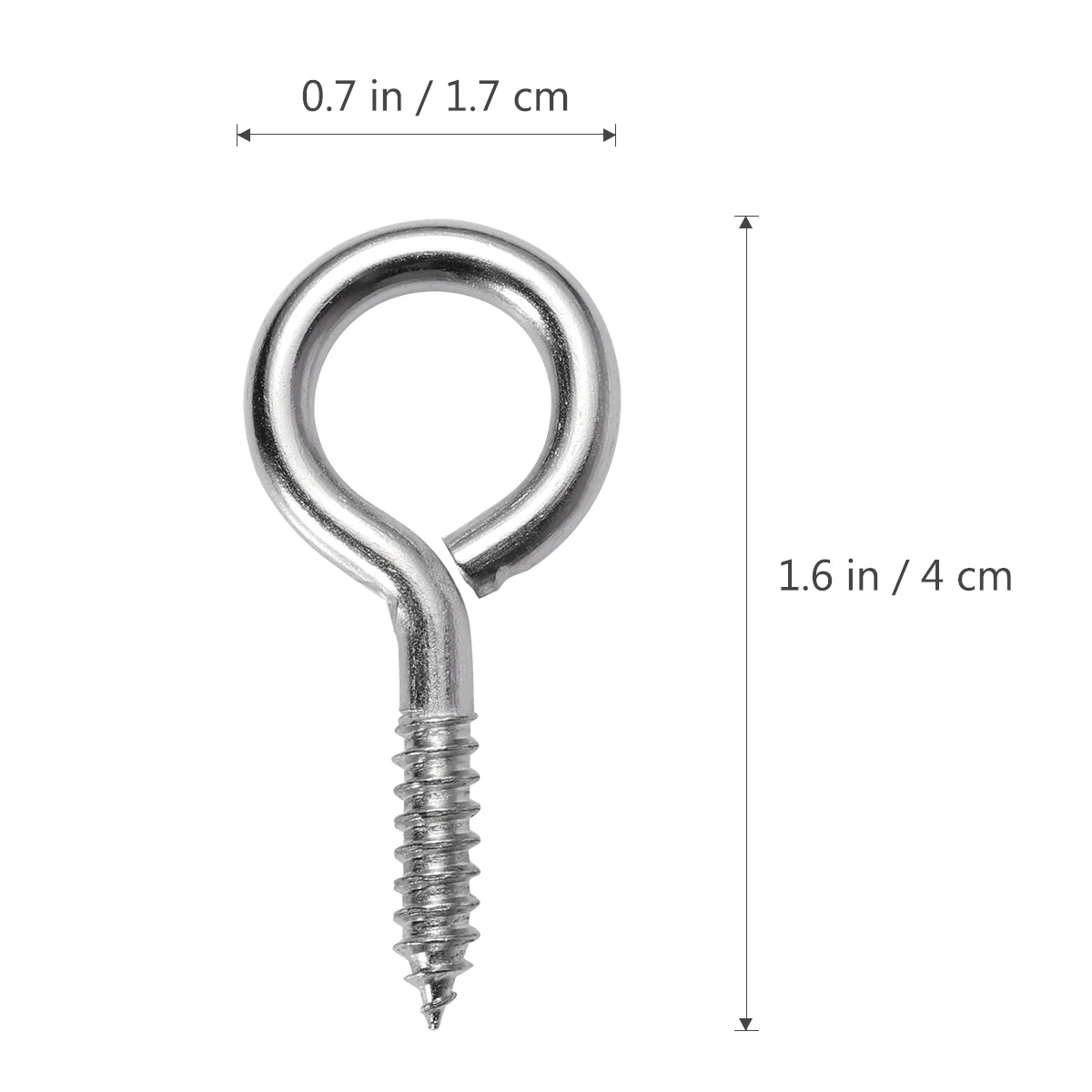 25pcs Screw Eye Pin Peg Jewelry Making Findings for Crafting Screw Eye Pins Screw Eye Screw Eye Bail Pin