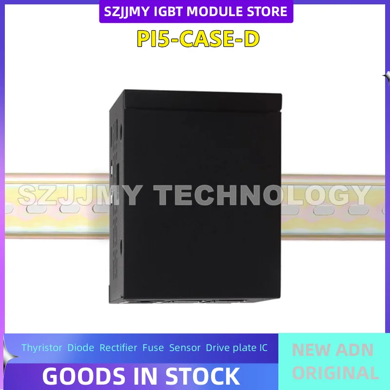 NEW Raspberry Pi Pi5 industrial grade large space metal shell sheet metal process supports rail and wall mounted aesthetics