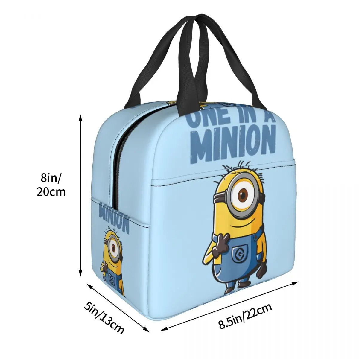 Per il pranzo spregevole Me Minion disegno di grande capacità palmare spregevole Me Minions custodia isolata studenti Lunch Box Bag