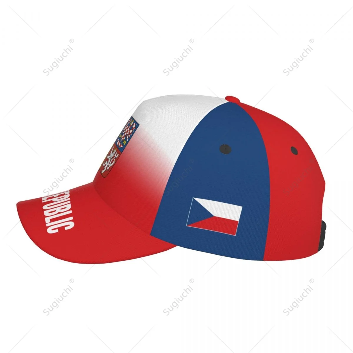 Unisex Baseball Cap Hat Czech Republic Flag Gradient Color 3D Printing for Tennis Outdoor Bike Bicycle Golf Baseball Sports Fans view 4