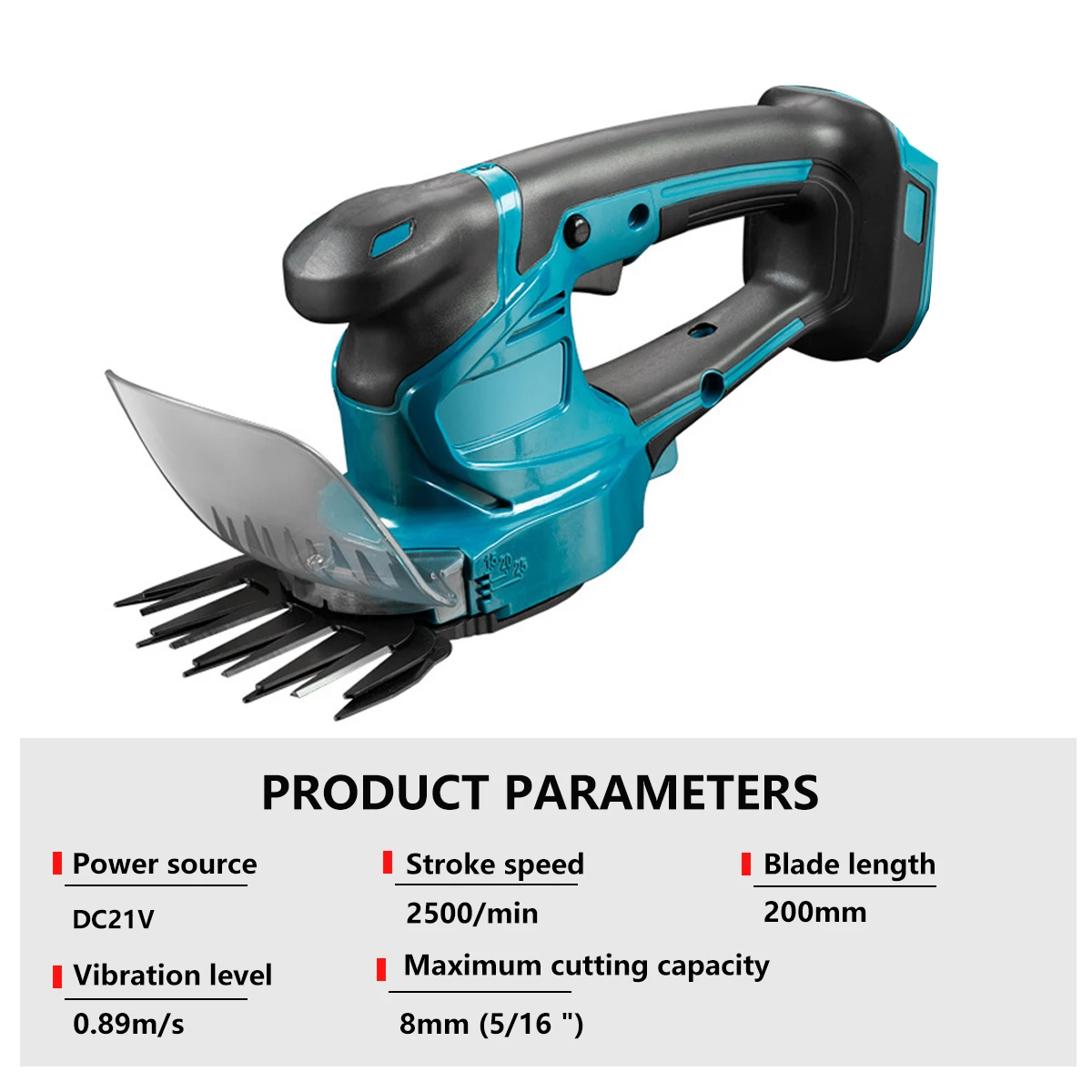 2 IN 1 Electric Hedge Trimmer Cordless Hedge Cutter Household Trimmer Weeding Shear Pruning Mower(No battery) For Makita