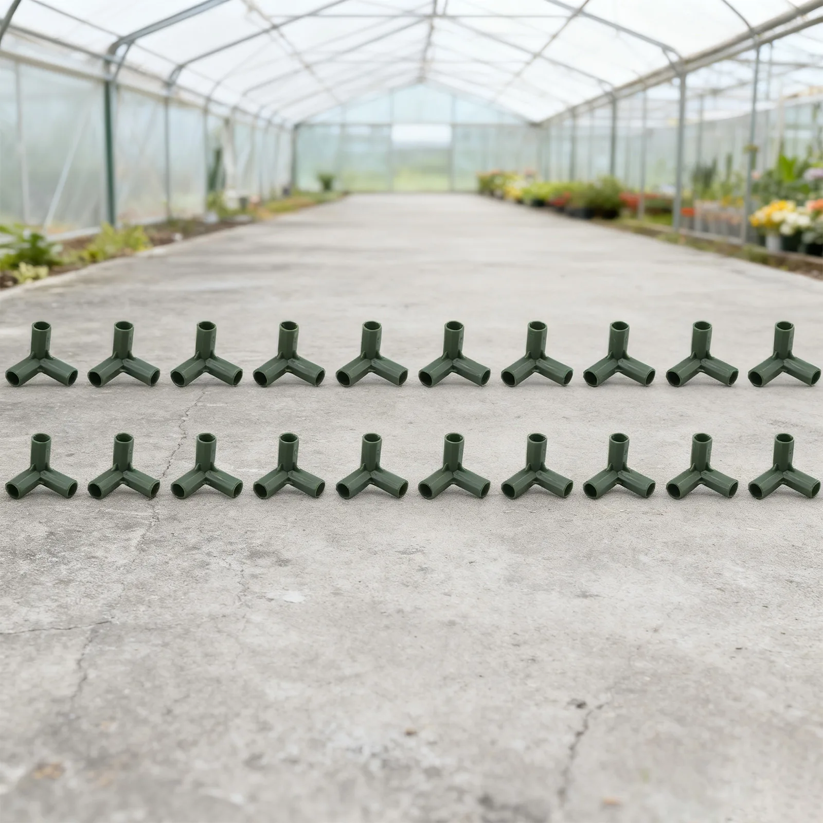 Flower Stand Support Gardening Frame Connectors For Gardening Projects 11mm Inner Diameter PP Plastic Construction As Shown