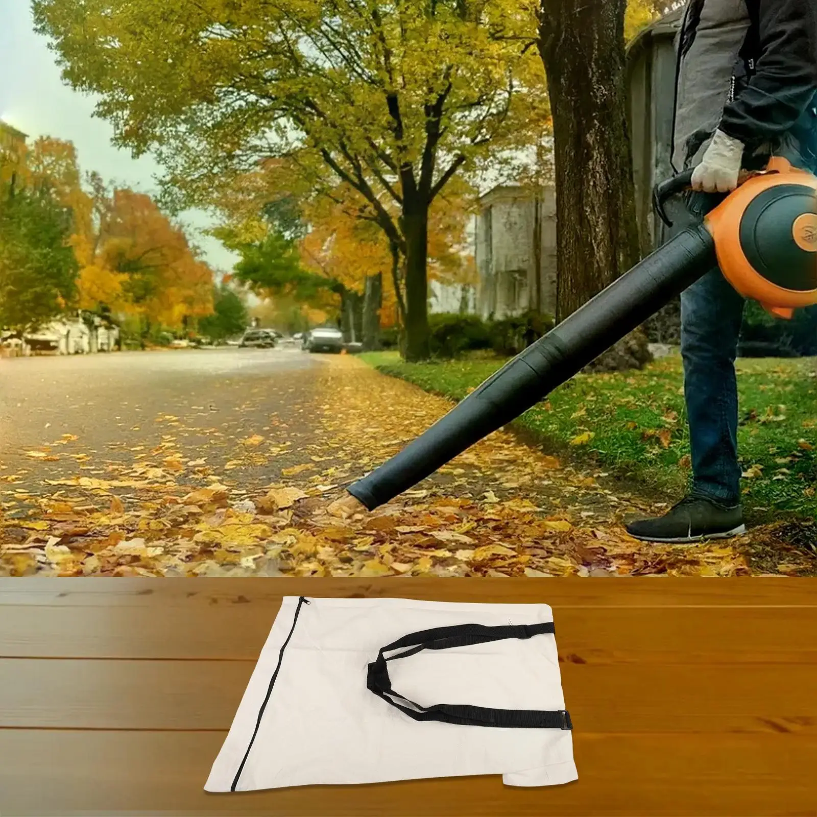 Leaf Blower Replacement Bag for Models 1088994 1277040 51599 51602 51609 51592 51574 Enhanced Strength with Increased Threads