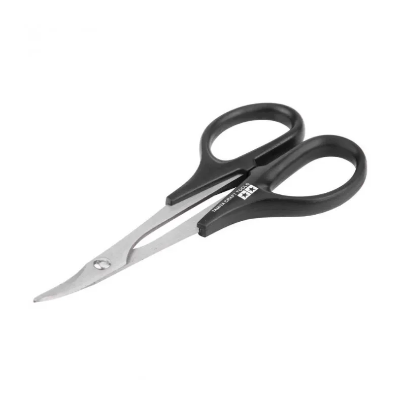 Tamiya metal duro aço inoxidável rc carro tesoura pedágio 74005 para rc veículo barco corpo escudo bodyshell curvo tesoura rc ferramenta