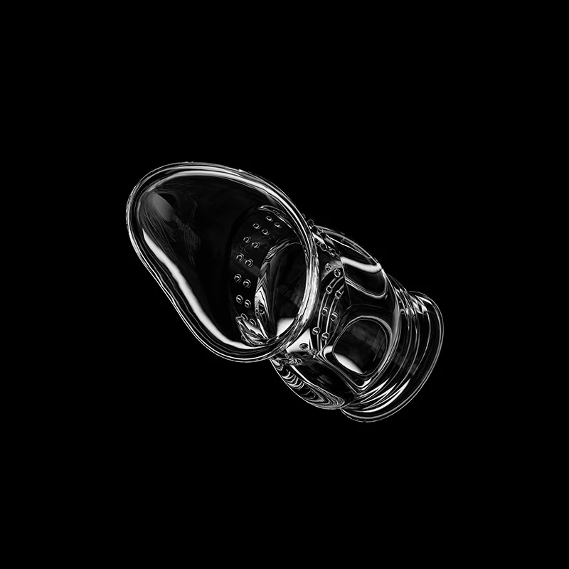 Sex Tooys For Man Transparent Glans Cock Ring Penis Enlargement Foreskin Rings Delay Ejaculation Reusable Penis Rings Extender
