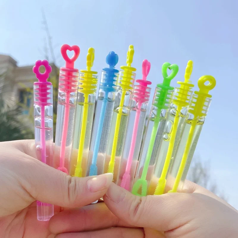 Baguette à bulles en forme d'étoile à cinq branches pour enfant, jouet mignon et coloré, 10 à 30 pièces