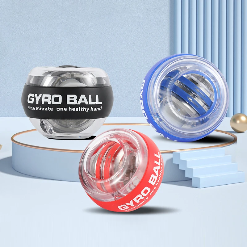 LED Wrist Trainer Ball Power Ball 1pc Self-starting Gyro Ball Gyroscopic Power Wrist Gyro Ball Sport Fitness Arm Hand  Equipment