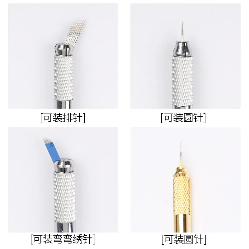 Semi-permanent tattoo embroidery handmade pen Double-head multi-functional crystal misting Misty line knife holder