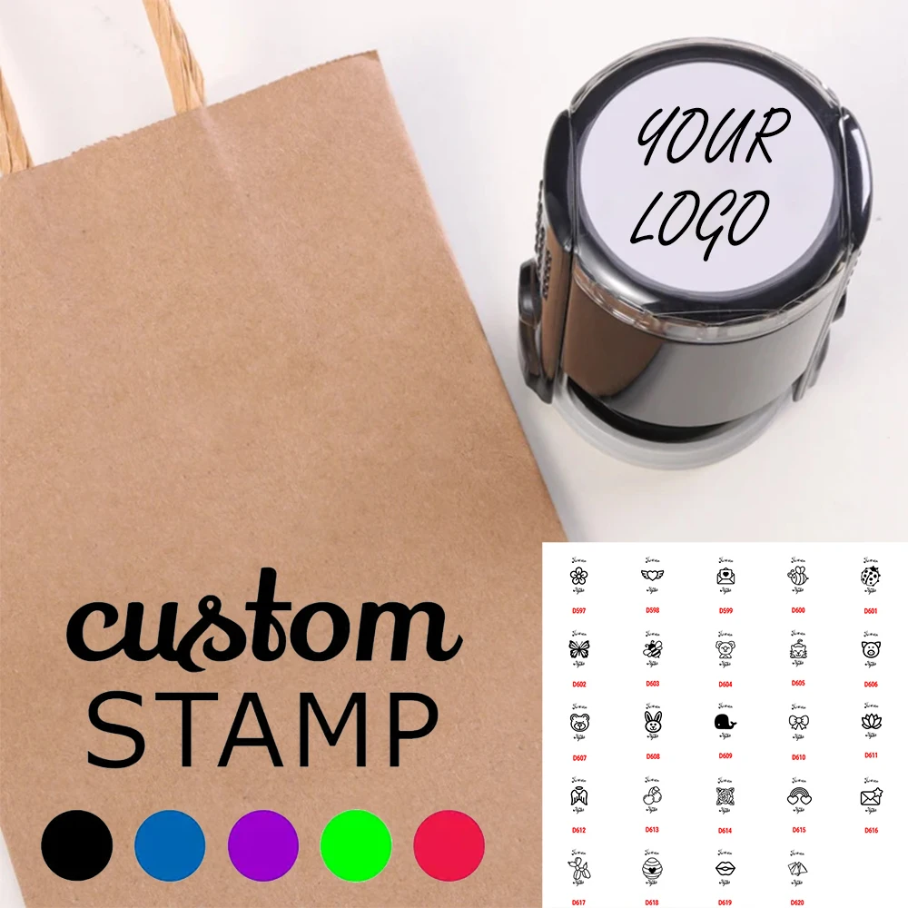 

Personalized Self-Inking Custom Stamp Customized Logo/name Stamp for Invitations Scrapbooks & Diy Craft Projects Long-Lasting