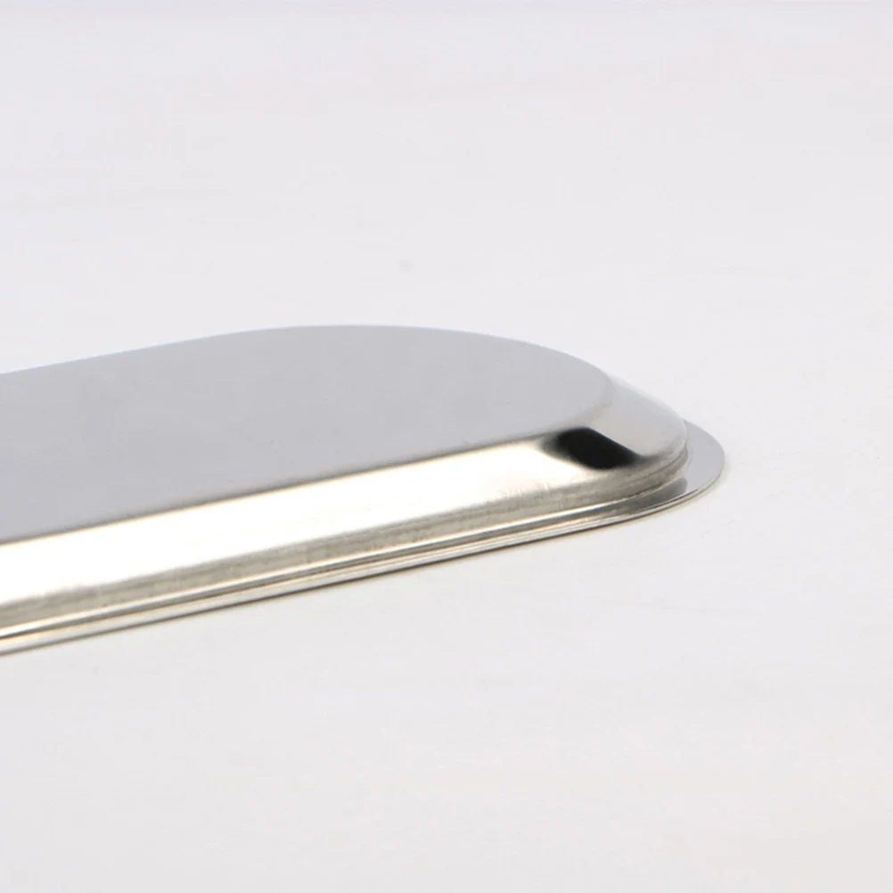 

Stainless Steel Tray 201 Polished Reusable Autoclavable For Dental Surgical Instruments Storage Food Fruit Organization