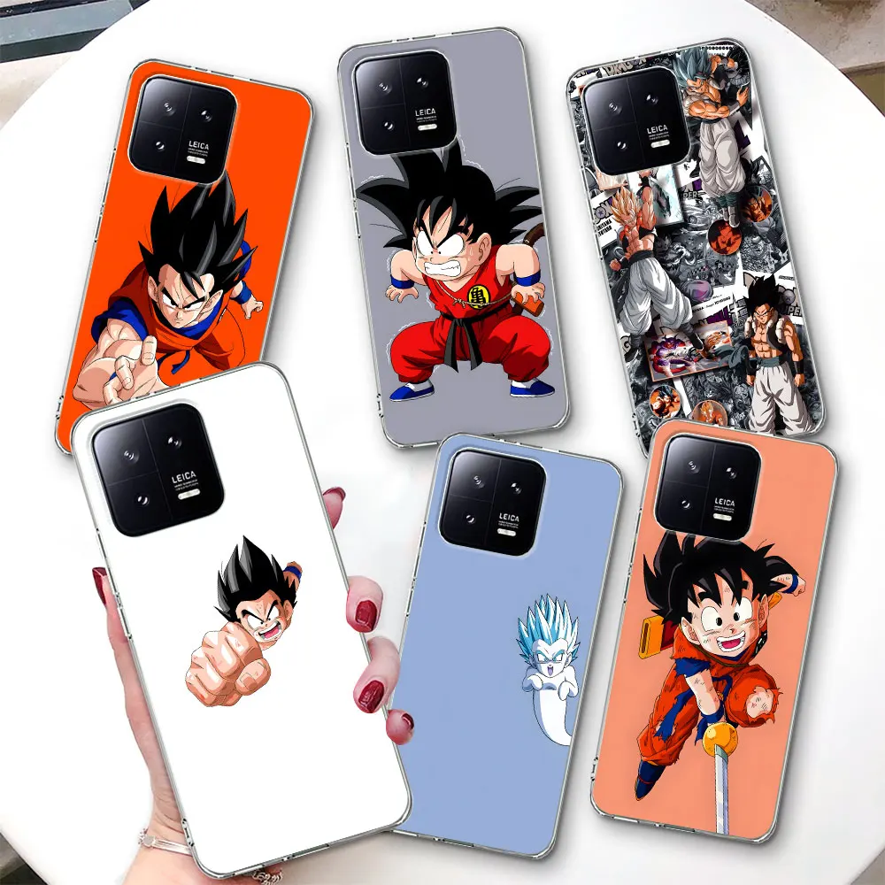 

Чехол Kakarotto Dragon Ball для Xiaomi Mi 15 Ultra 14 11 Lite 5G NE 14T 13 15T 10T Pro 12 Lite 12T 10, прозрачный чехол из ТПУ для телефона