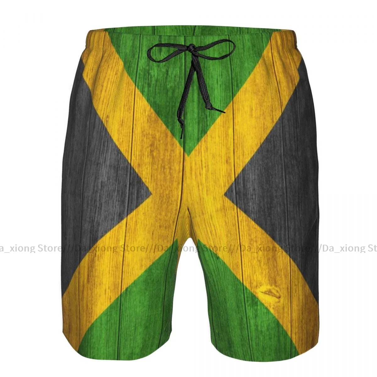 Mens Swimwear Swim Short Trunk Flag Of Jamaica Beach Board Shorts Swimming Surffing shorts