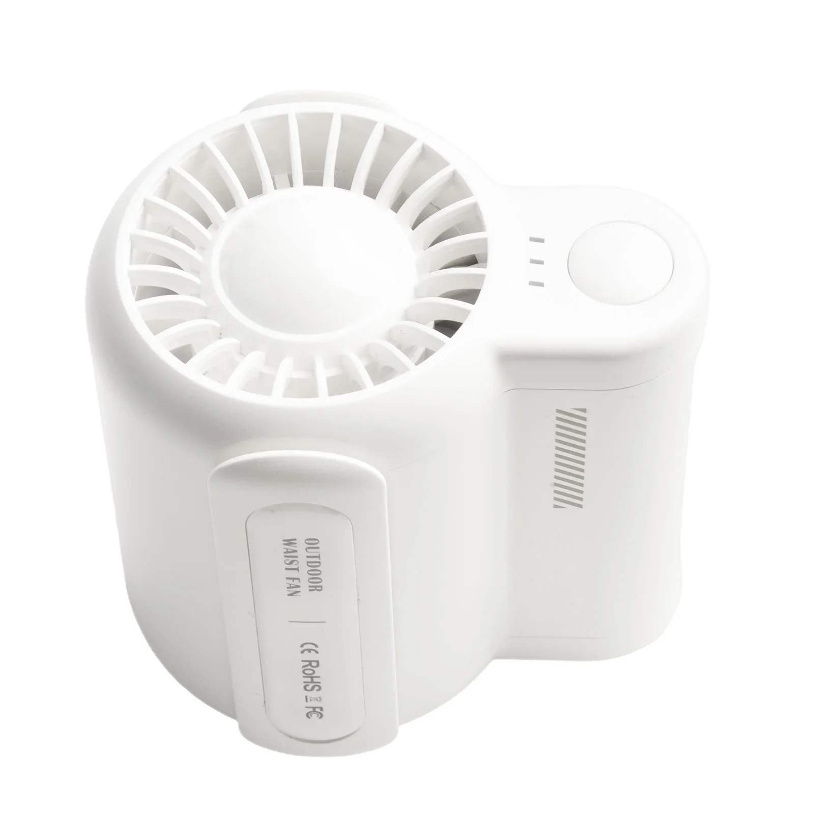 Comfortable Wear Fan Cooling Fan 3 Speed Cooling Bladeless Fan 4500mAh Long-lasting Battery Compact Design Flexible Positioning