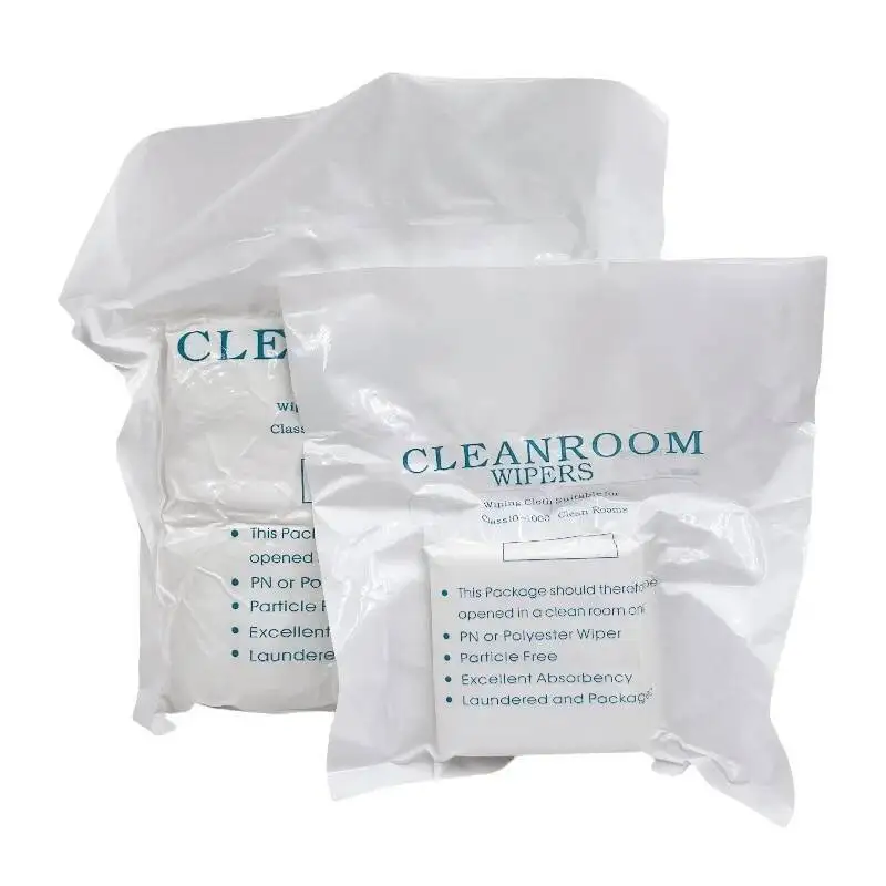 Microfiber Cleanroom Wipers 10x10cm Lint Free Scratch Safe Electronics Cleaning Cloths for LCD Camera Lens Phone Screen Heavy