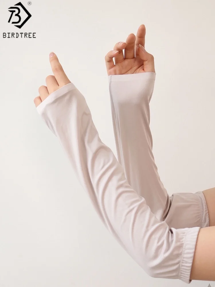birdtree-mangas-protectoras-solares-90-seda-10-spandex-guantes-elasticos-deportivos-para-mujer-con-proteccion-uv-verano-2026-a66123jf