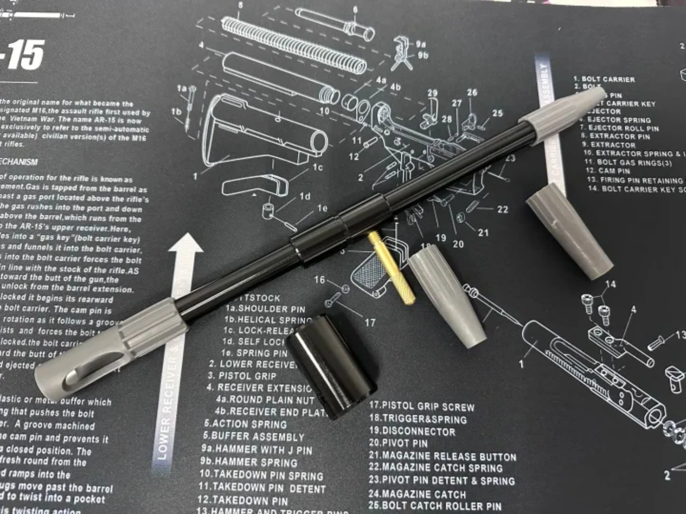 Тактический универсальный 8 шт.17Cal .22Cal .30Cal направляющая для очистки отверстия пистолета, щетка для чистки, комплект для охоты, аксессуары