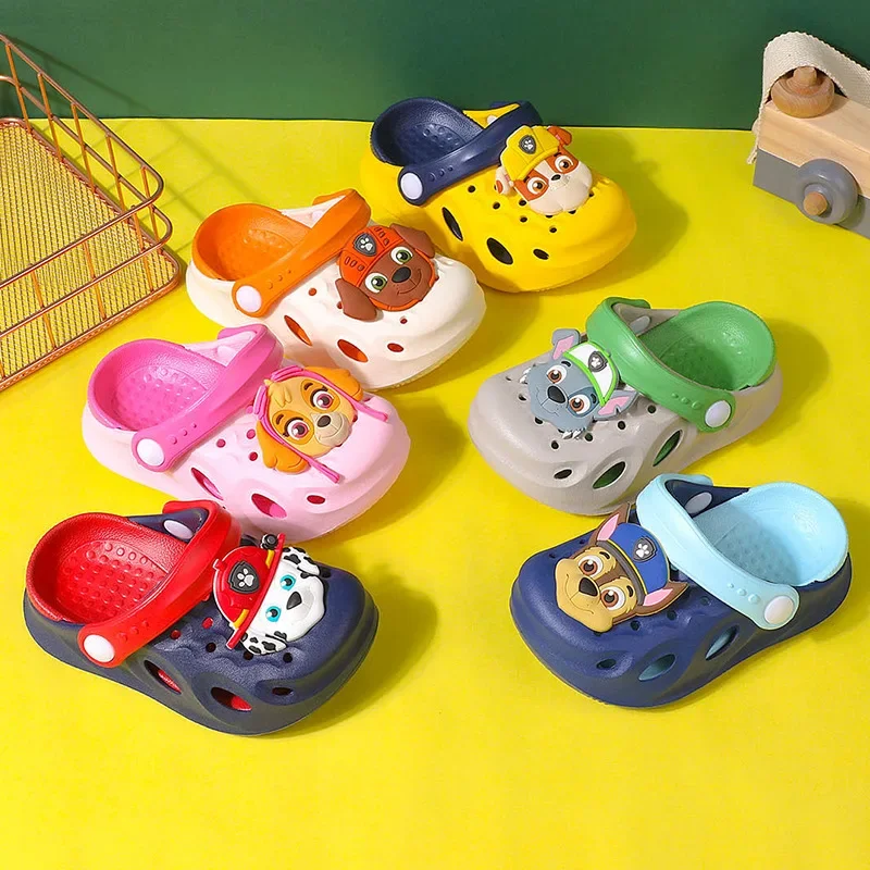 Genuine Paw ronds Chase Shoes Kids Summer Slipper Cartoon Figure Marshall macerie Skye Rocky Slipper Kids Patrulla cina Toy