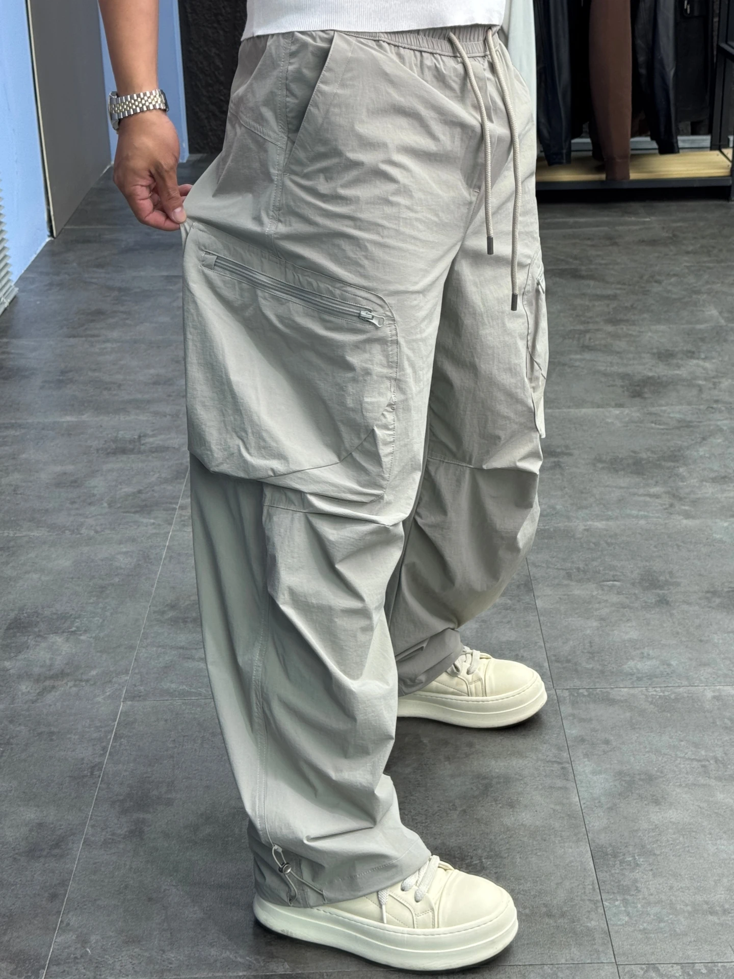 

Мужские брюки-карго Svip American Sle Paratrooper: комфортные, дышащие, свободного кроя, прямые штанины, повседневные, рабочие, тонкие, весна-лето