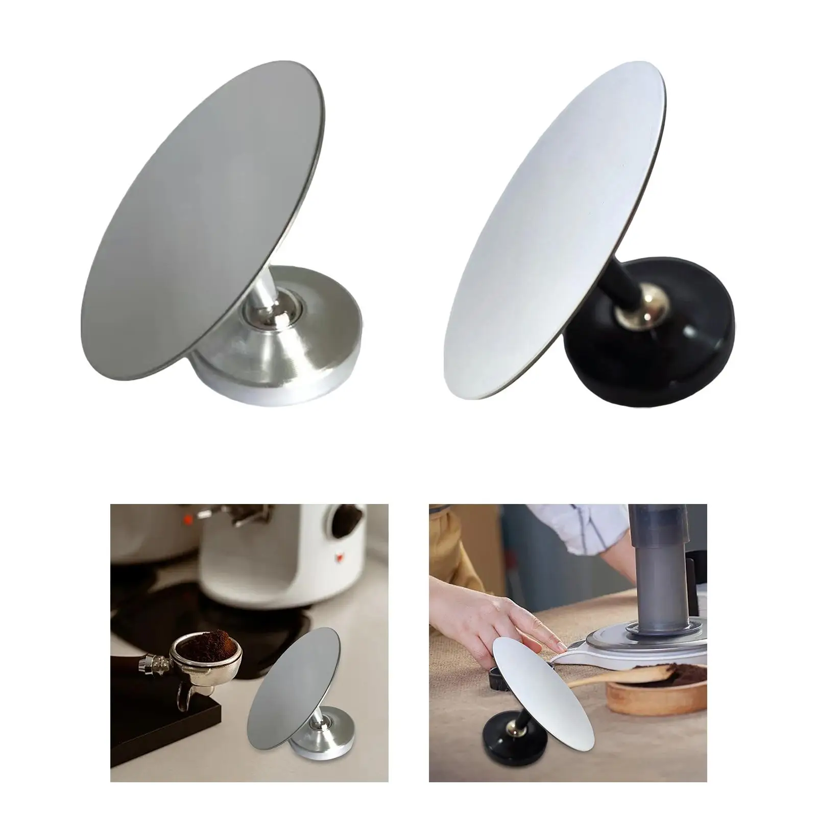 360 Degree Rotating Espresso Mirror Stainless Steel Coffee Flow Monitor for Bottomless Portafilter Home Barista