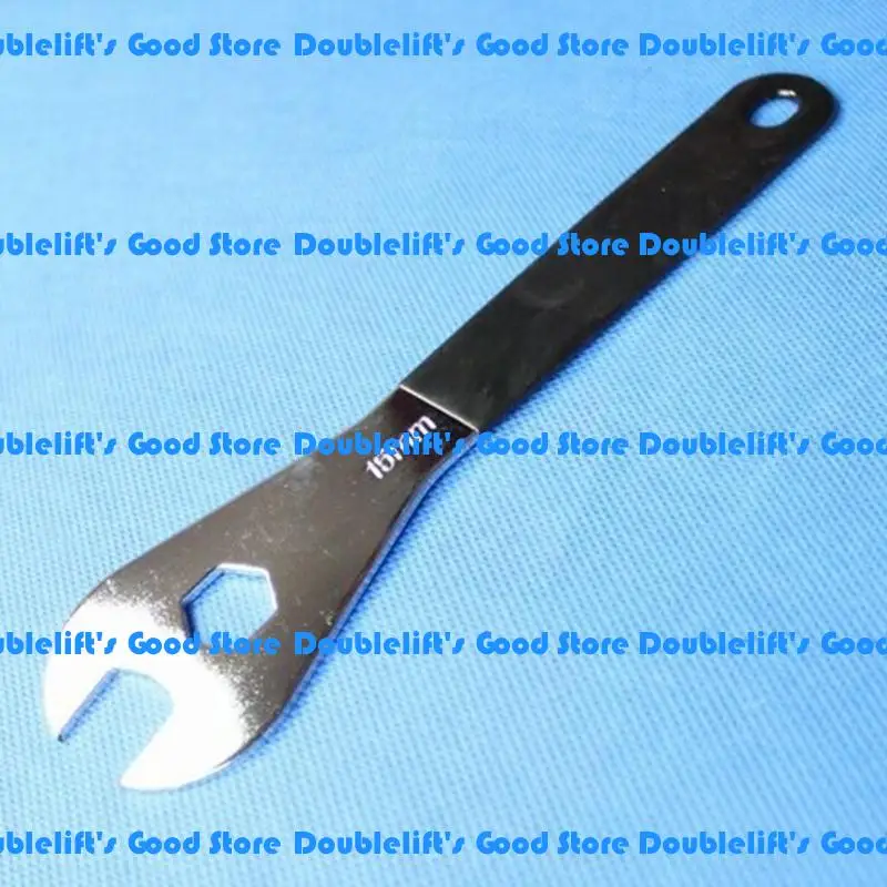 

652F Bike Maintenance Wrench Spanner 15mm Pedal Wrench Stainless Steel Repair Tool for Home or On-the-Go Use