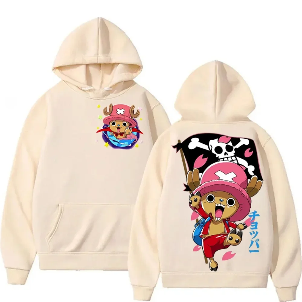 قطعة واحدة هوديي المروحية طبعة عيد الميلاد أنيمي البلوز الرجال النساء زوجين مطابقة الشتاء الزي Kawaii هدية الكريسماس مجموعة جديدة #3