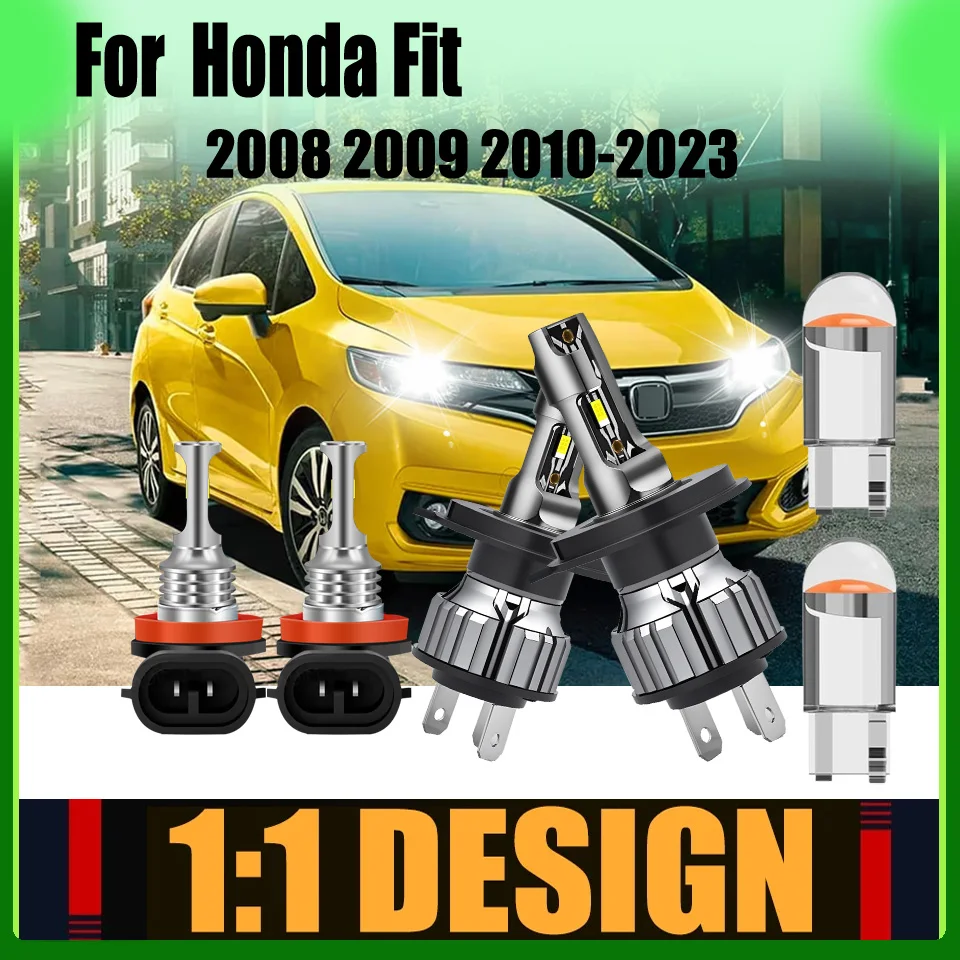 

LED Headlight Fog Light H4 H11 T10 Conversion Kit IP68 Waterproof Level For Honda Fit 2008 2009 2010 2011 2012 2013 2014-2023