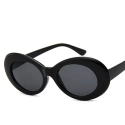 Vintage Oval Sunglasses Trendy Ladies Glasses UV400 Women's Gafas De Sol